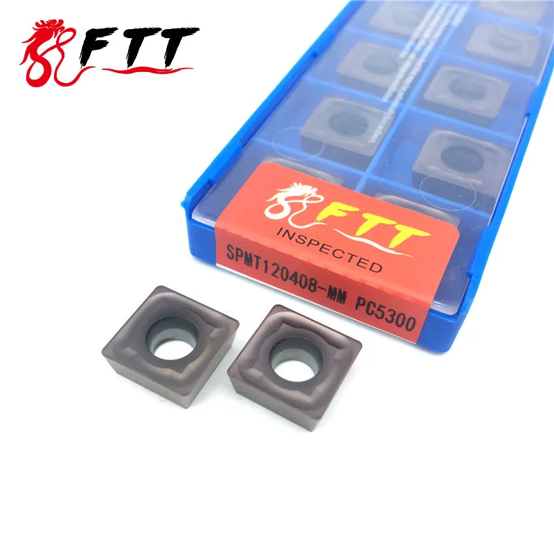 

SPMT120408 MM PC5300 External Turning Tools Carbide insert High quality Lathe cutter Tool Tokarnyy turning insert