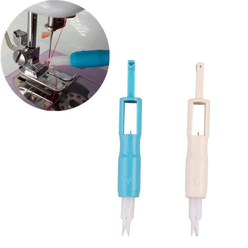 

1pcs Convenient needle threader for sewing machine Stitch Insertion Tool guide Handle Applicator Sewing accessories