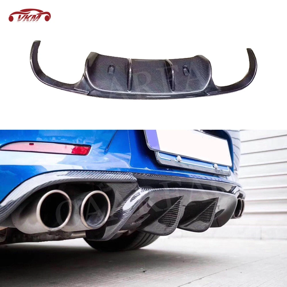 

Carbon Fiber Rear Bumper Lip Diffuser Spoiler V Style fit for Porsche 911 991 GT3 2012 2013 2014 2015 Car Styling