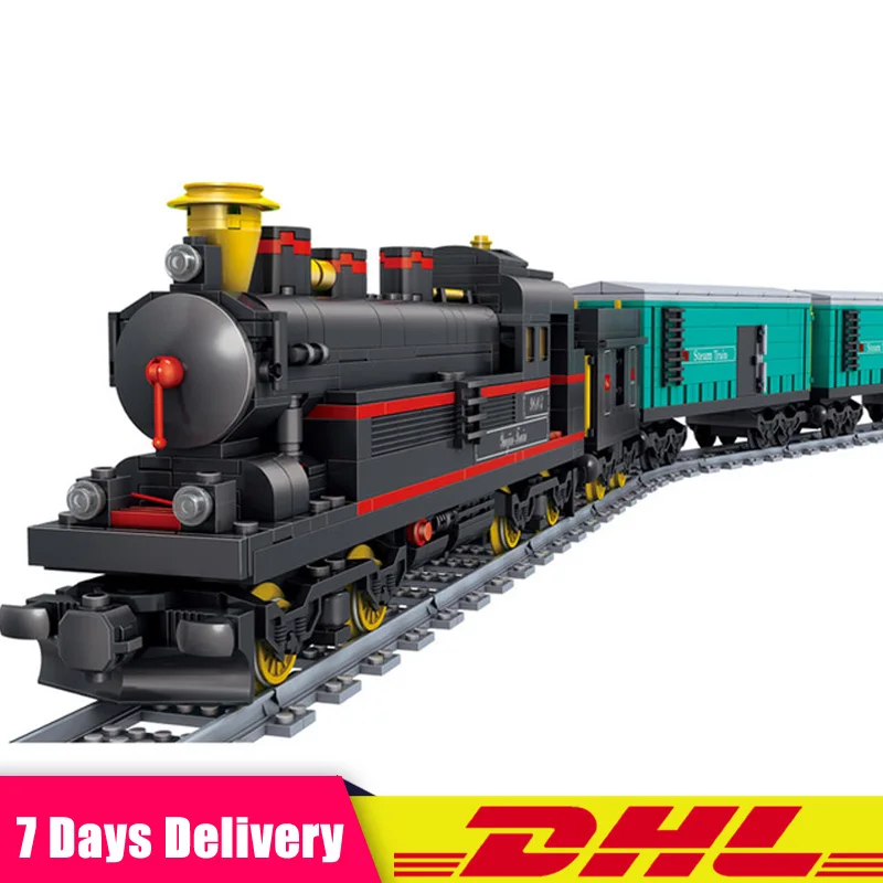

In Stock KaZi KY98103 821 Pcs China YUEJIN Train Electric Track Building Bricks Blocks Model Toys for Children christmas Gifts