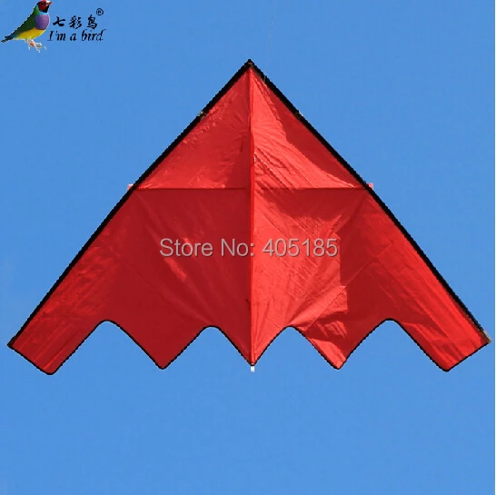 

FREE SHIPPING 2015 NEW OUTDOOR FUN SPORTS 2M POWER DELTA NYLON STEALTH FIGHTER KITE WITH HANDLE AND LINE GOOD FLYING