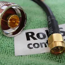 10 шт. N мужчин и SMA мужской косичка RG58 50ohm Беспроводной WLAN Соединительный кабель 20 см BN16A