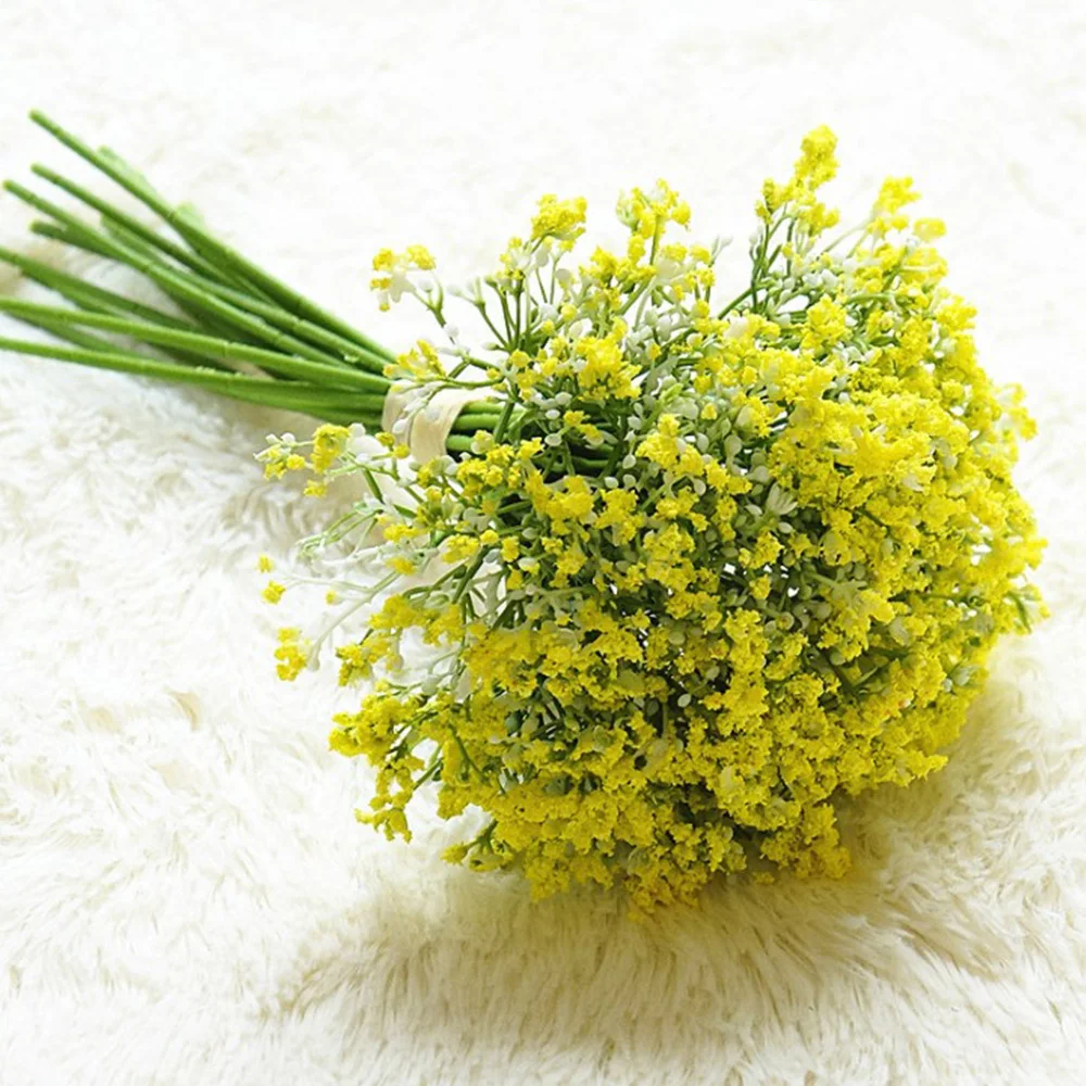 

16pcs/set Artificial Flowers Fake Gypsophila DIY Floral Bouquets Arrangement Wedding Home Garden Party Decoration