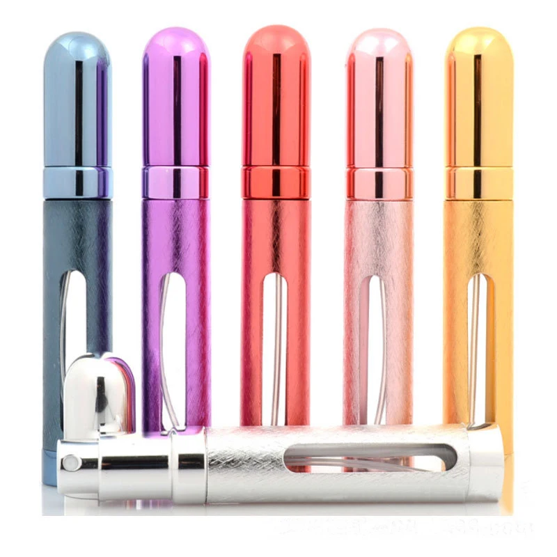 

12ml Mini Refillable Portable Empty Atomizer Perfume Bottle Scent Pump Spray Case Travel Parfum Cosmetic Containers Airless Pump