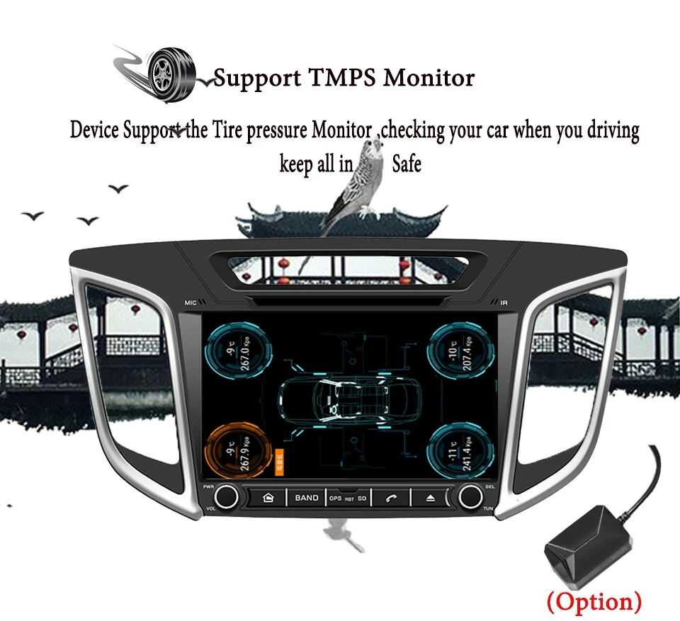 Clearance Android 9.0 Radio Car DVD Player CD GPS Navigation For HYUNDAI IX25 2014-18 CRETA Stereo Headunit Multimedia Audio Video Car Pc 2