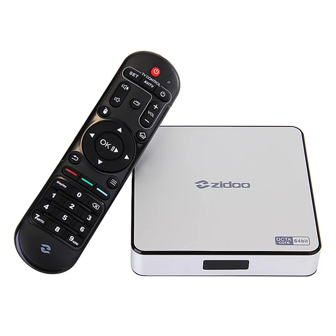  ZIDOO X6 PRO Mini PC Android5.1 TV Box RK3368 Octa Core 2G 16G Gigabit Ethernet HDMI 2.0 4K KODI 16.0 Aluminium Eurpean IPTV BOX 