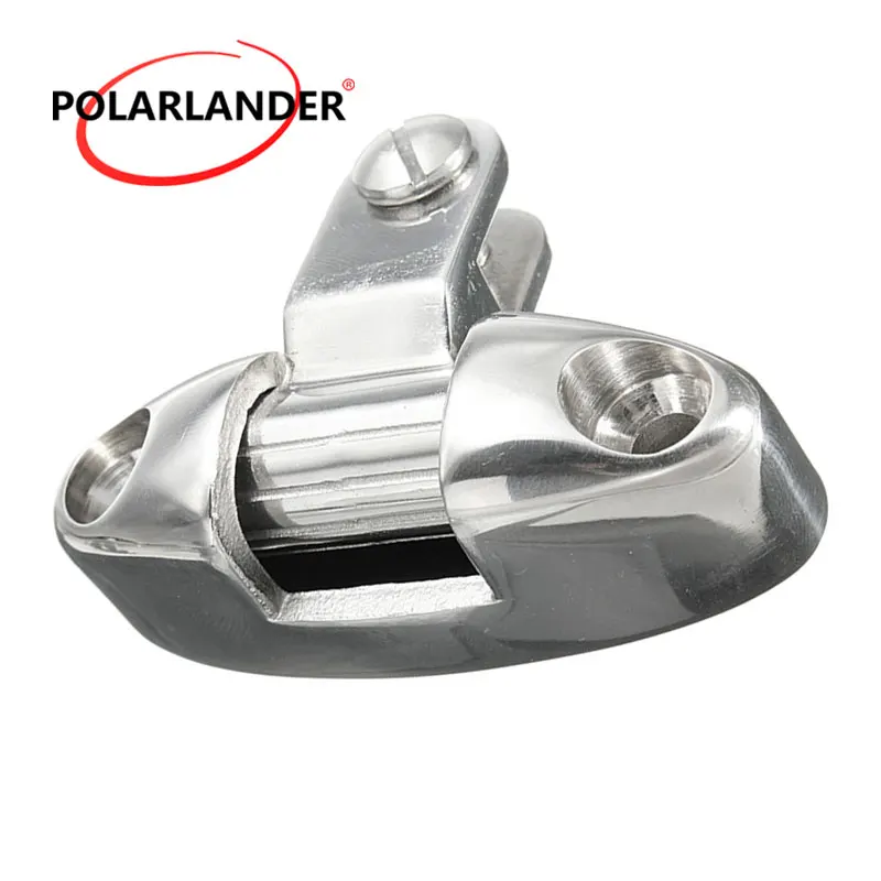 Montanha tipo Montagem Apto para Barco Iate com Almofada de Borracha Ferragem Marinho Inoxidável Prata Giratória Deck Dobradiça Bimini Topo Aço 316 26 Cheap Equip. marít.
