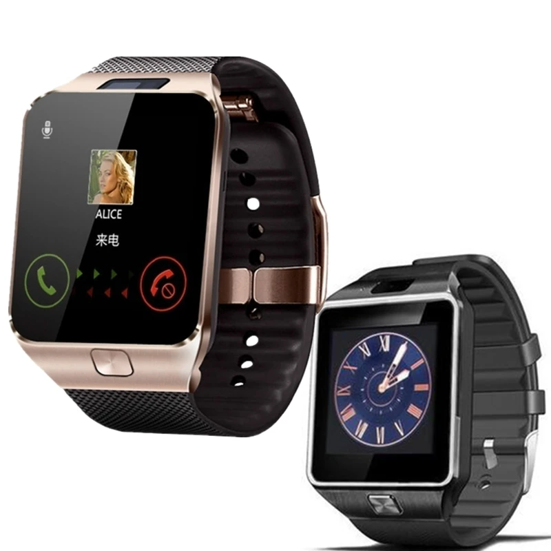 

Top Hot Sale Smart Watch Men Women DZ09 Camera SIM Card Call Smartwatch For IOS Android Sport Smart Fitness Couple Clock Set