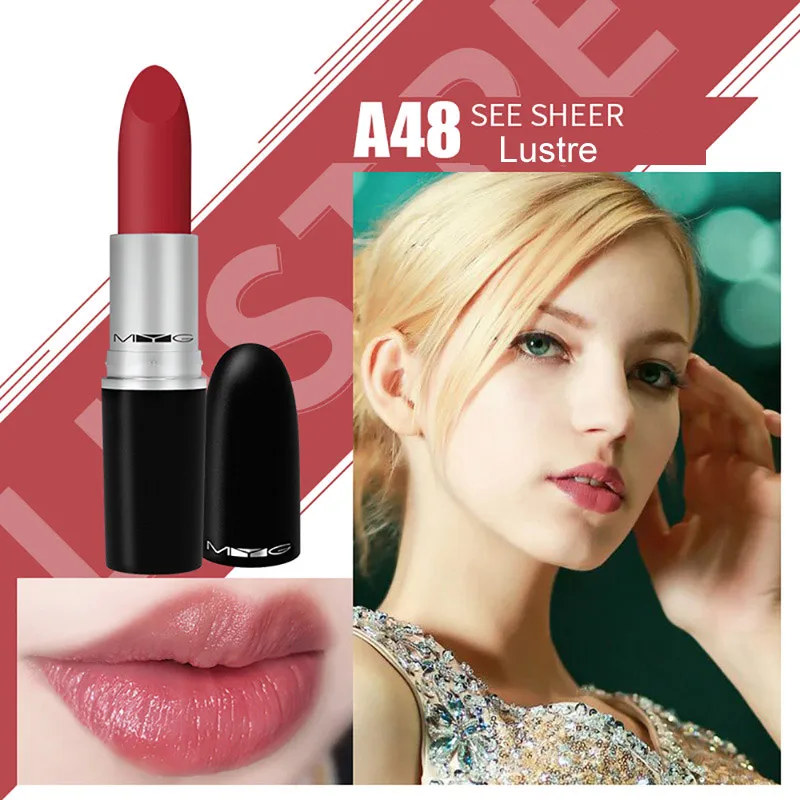 Обнаженная губная помада высшего качества для губ honey Love Please Me Persistence See Sheer Brick o la Angel Mocha Kind sexy Naked Lipstick - Цвет: A48 see sheer