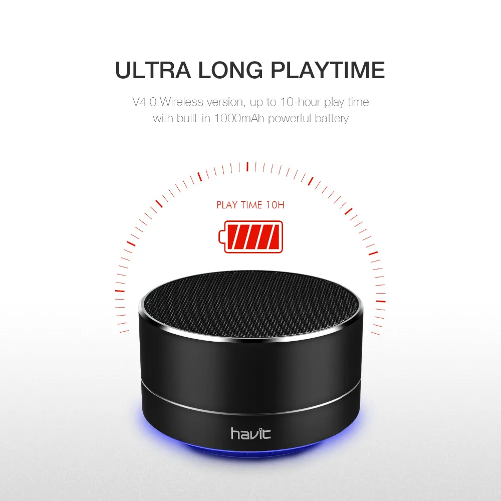 Мини Bluetooth Колонка Havit стереоколонка с супер басами без косточек портативный