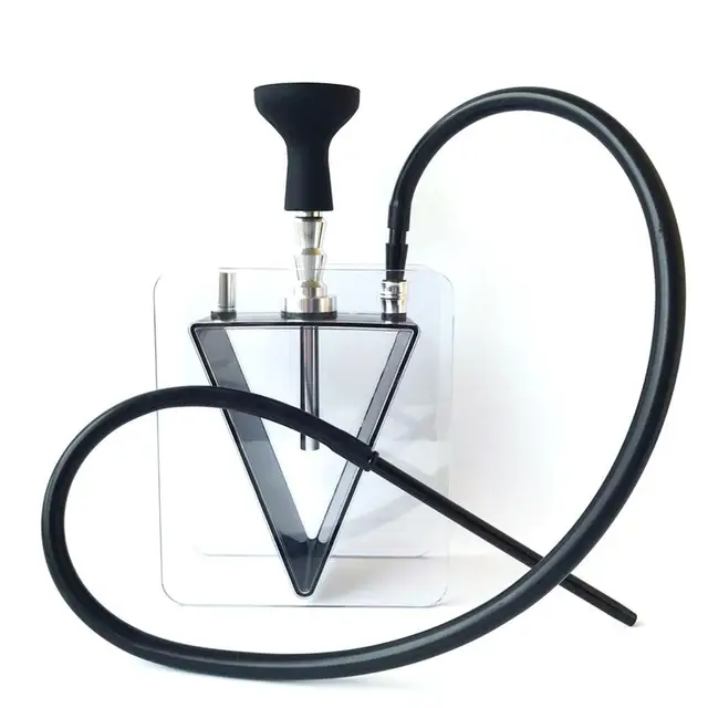 Transparent Arab Style Glass Hookahs Acrylic Huge Vapor Shisha Chicha