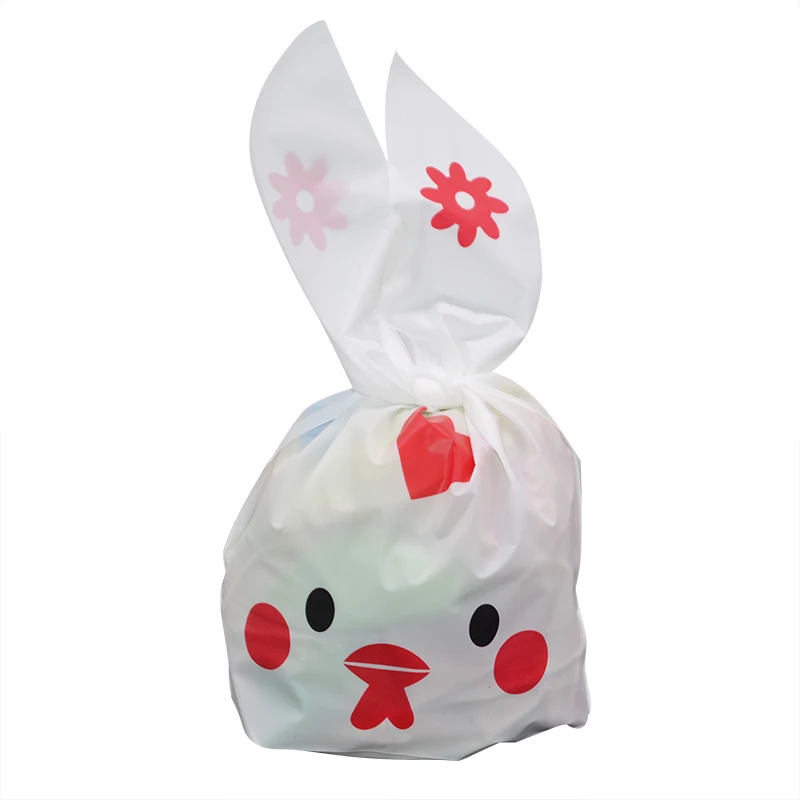 25 шт. длинные заячьи кроличьи уши пакеты для печенья конфеты упаковочный пакет для печенья свадебный подарок сумки для еды день рождения Пасхи вечерние принадлежности - Цвет: B02