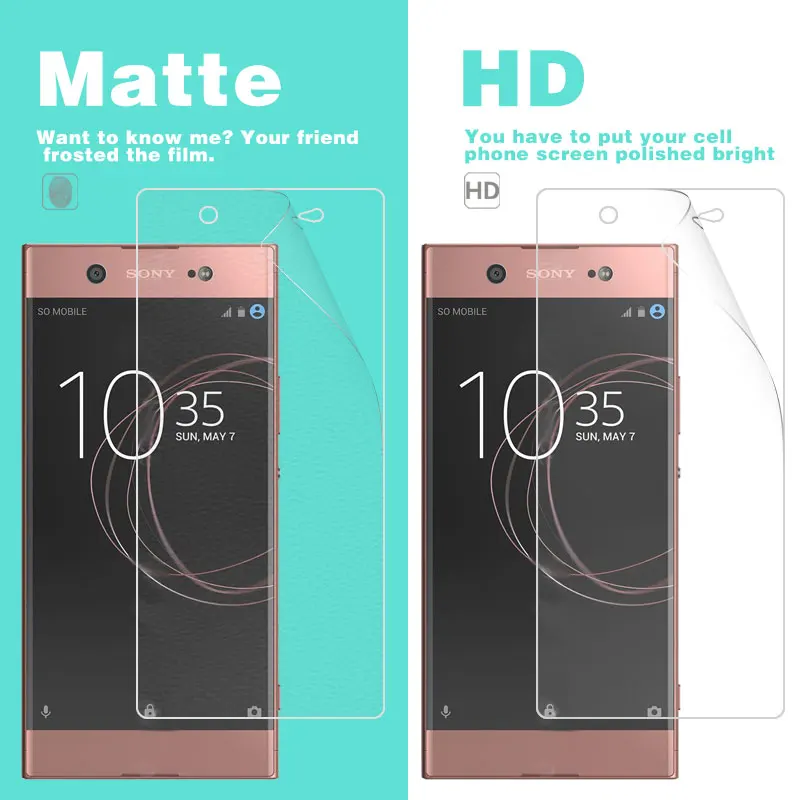 Прозрачная глянцевая пленка HD для Sony Xperia XA1 Ultra G2211 G3223 6 в матовой пленке