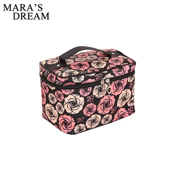 

Mara's Dream Cosmetic Box Professional Cosmetic Bag Women's Large Capacity Storage Handbag Travel Toiletry Makeup Bag