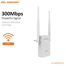 COMFAST wifi повторитель домашнего использования 802.11N/B/G сетевой адаптер 2,4G маршрутизатор wifi 300 M двойной 5dBi усилитель сигнала антенны CF-WR302S-V2