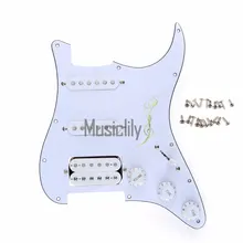 Musiclily множественный цвет 3 слойная СШ нагруженных Штекерных Хамбакер Приемистости Установите накладку для крыла страт stratocaster электрическая гитара