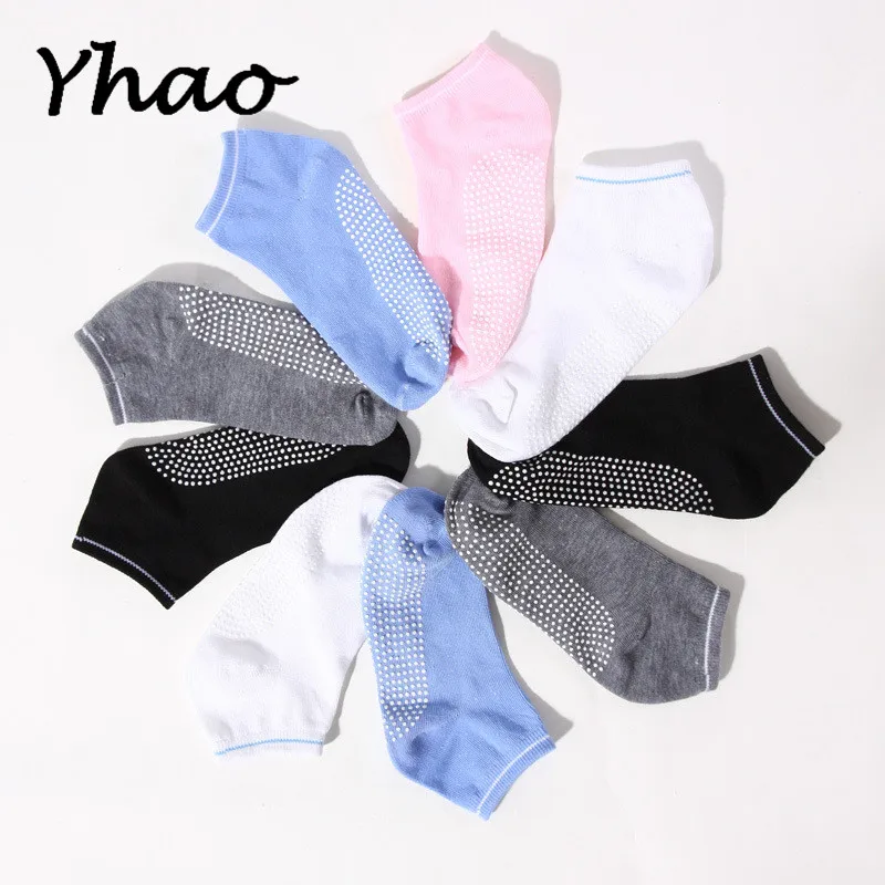 Yhao Women's High Quality Yoga Socks Non-slip Ventilation Perspiration Pilates Socks Size 35-39 Free Shipping