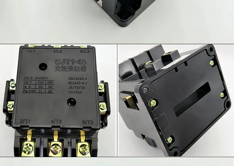 50Hz Bobina 3 Pole 3 Fase 2NO 2NF Contator AC Universal