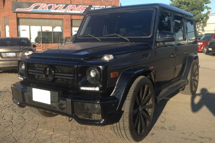 W463 head light cover with led8