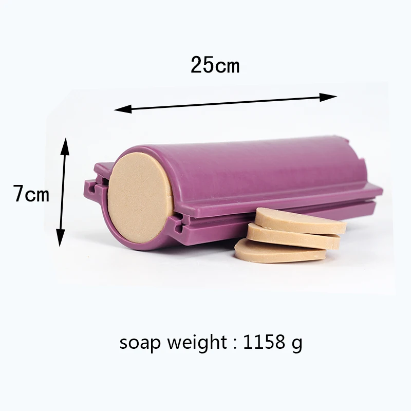 Molde redondo grande de silicone, tubo de