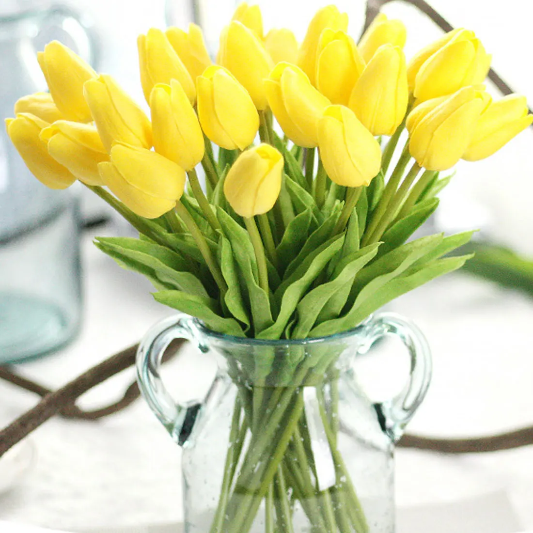 10 шт. настоящие на ощупь цветы латексные тюльпаны искусственный букет искусственный цветочный декор, Свадебный букет цветов для свадебной вечеринки