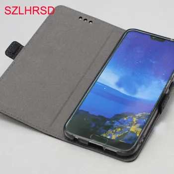 

SZLHRSD For Huawei P20 Lite case, 100% Genuine Leather Cover Back Case For Huawei P20 Lite (nova 3e) Screen Protection
