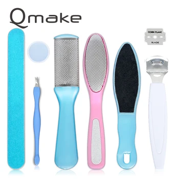 

8 Piece Foot Rasp Set Heel File Grater Kit For The Feet Pedicure Rasp Remover Stainless Steel Foot Cuticle Skin Callus Remover