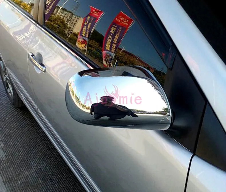 

Chrome Car Styling Door Mirror Cover Overlay 2005 2006 2007 2008 2009 2010 2011 2012 For Toyota Yaris Accessories