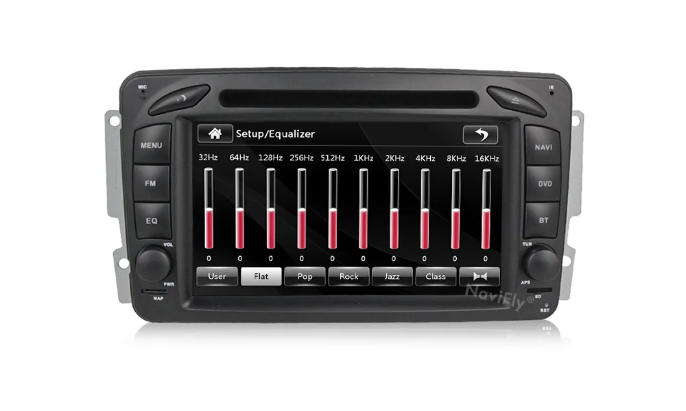 Flash Deal Navifly Windows ce 2DIN Car dvd player multimedia radio audio For Mercedes Benz W209 W203 W168 ML W163 W463 Viano W639 Vito RDS 17