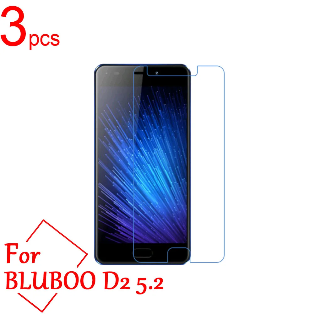 

3pcs Ultra Clear/Matte/Nano anti-Explosion LCD Screen Protector guard Cover For Bluboo D2 D5 pro S3 Protective Film+cloth