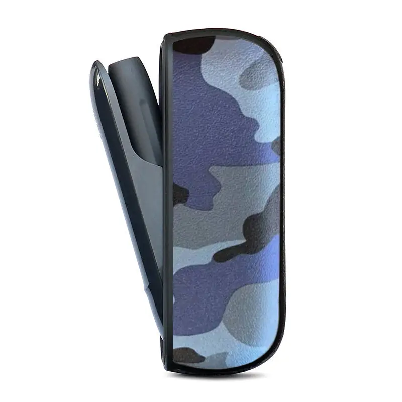 Цветной чехол для IQOS 3,0, держатель, кошелек, сумка, защитный чехол, чехол для электронной сигареты, чехол для IQOS 3, чехол для переноски - Цвет: Camo blue