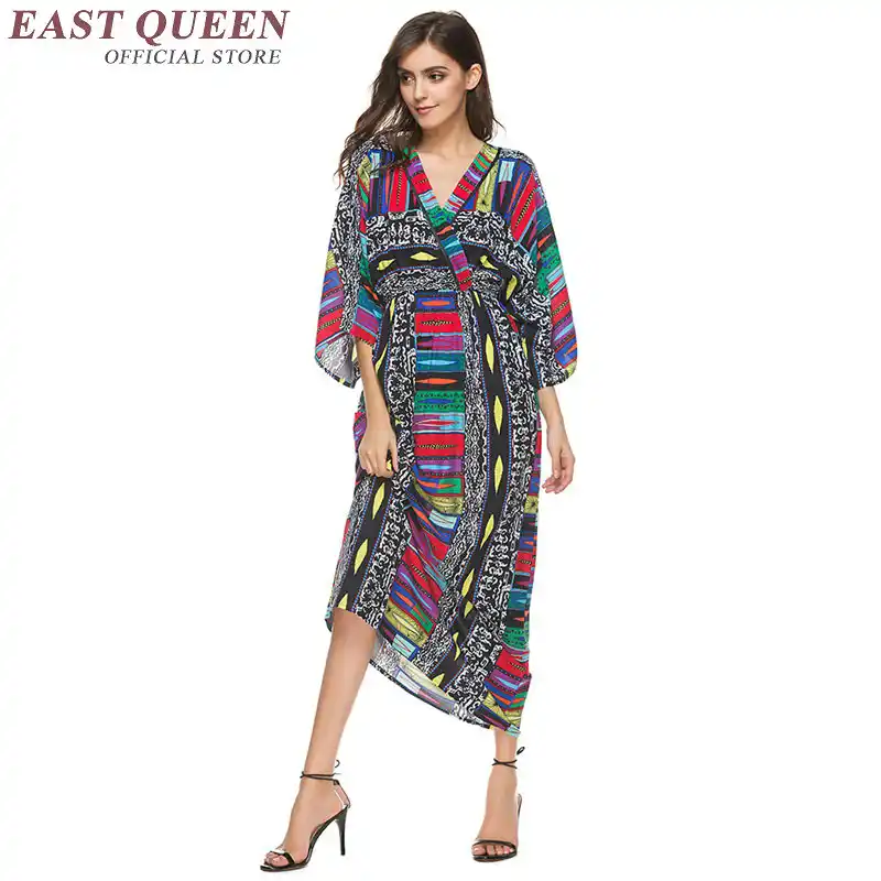 embroidered hippie dress