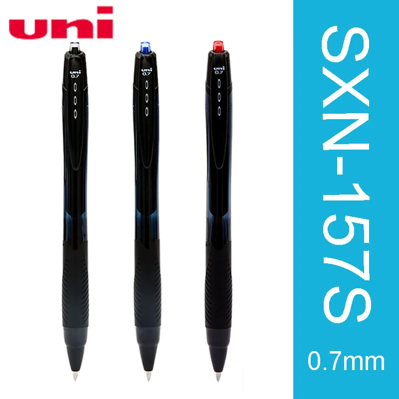 3pcs Japan Uni JETSTREAM Student Ballpoint Pen SXN-157S  0.7mm Medium Oil SXR-7 Refiller Oil Refill Quick-drying pen brand new underwear underwear breathable briefs classic highquality lelaki medium strength polyester quick dry