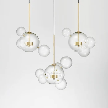 

glass chandelier pendants Modern chandelier living room restaurant chandelier table lamp glass pendant personality creativity
