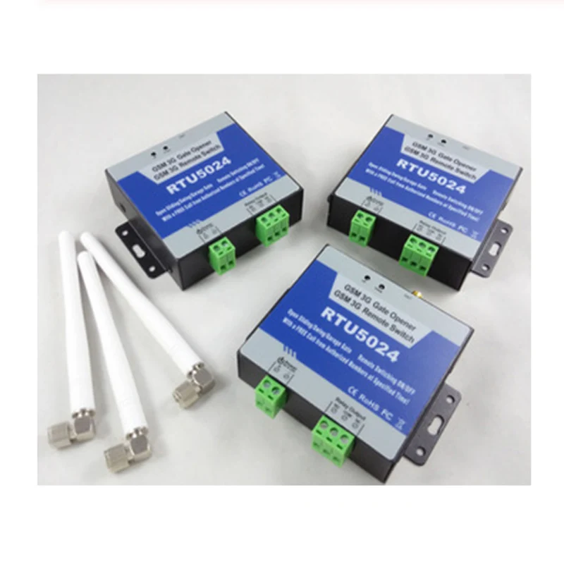 GSM Gate Access Control Opener System SMS/Free Call Rechargeable Battery for power off alarm