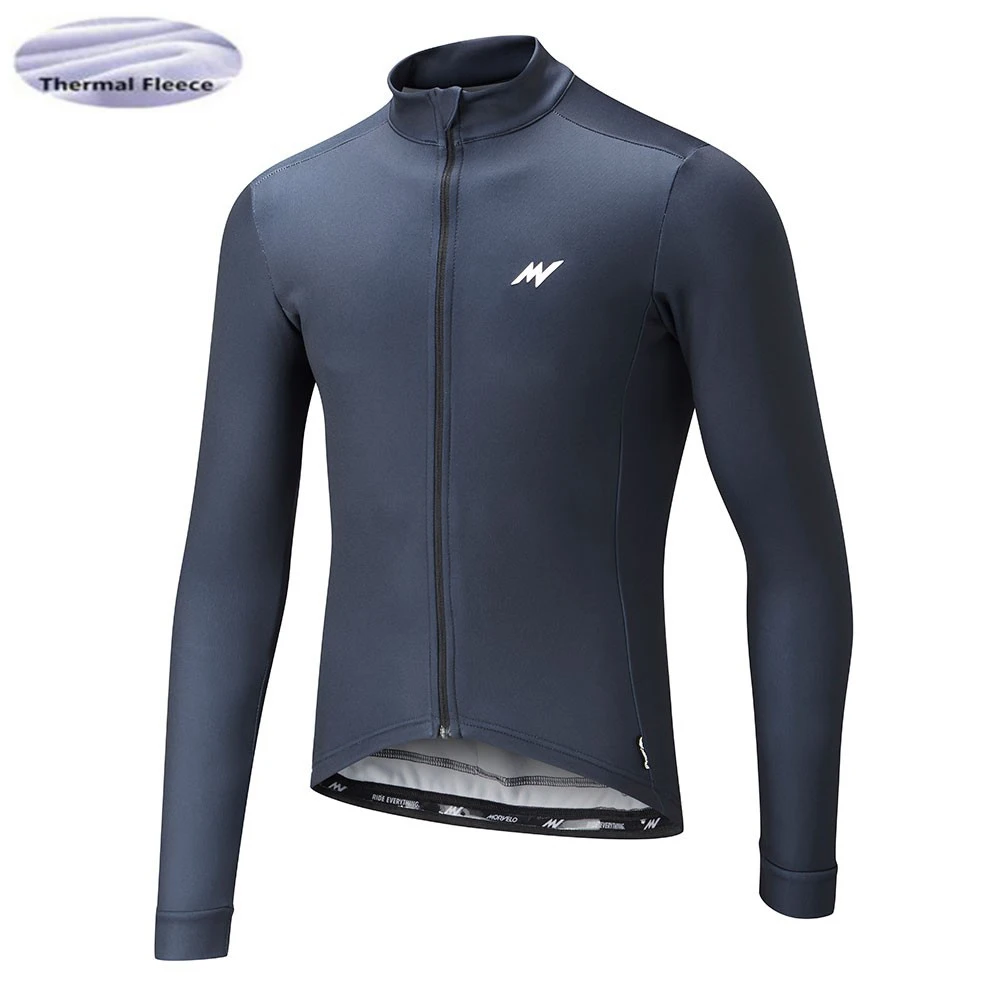 2018 Winter Thermal Fleece Men Bicycle Long Sleeve Cycling Jersey