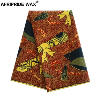 

African ankara fabric high quality wholesale african flower 100% cotton real wax brocade fabric for clothing A18F0340