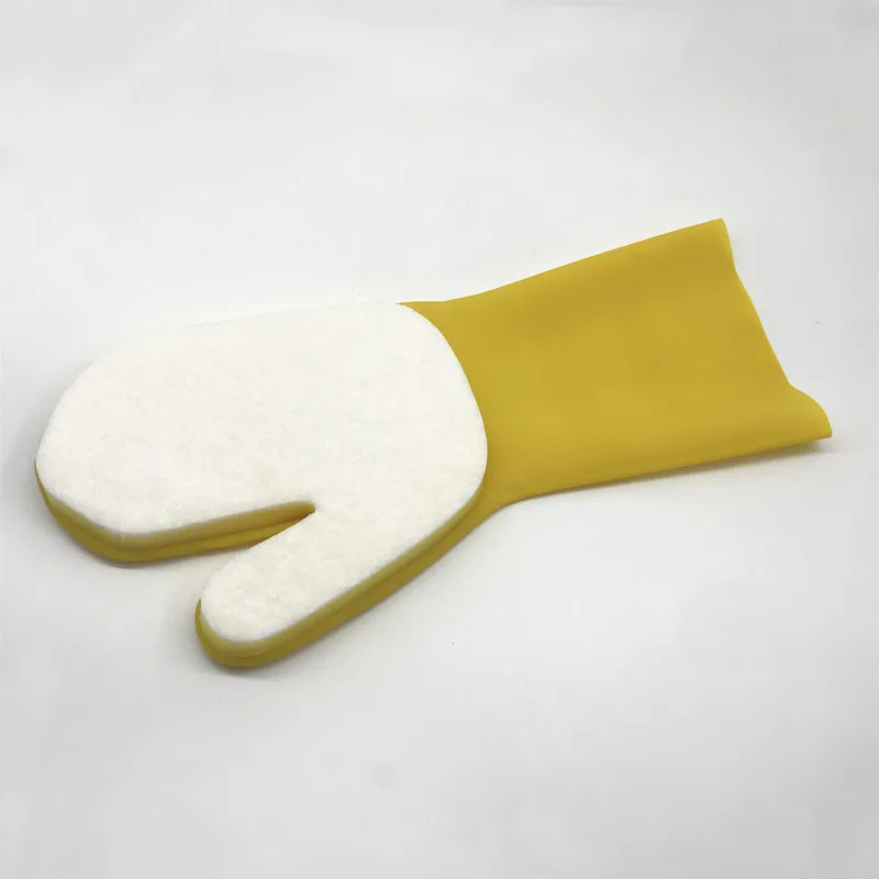 Washing Up Gloves Melamine Dish Sponge Dishwashing Glove Kitchen Garden Cleaning Magic Sponge Scouring Cloth Latex Gloves (2)