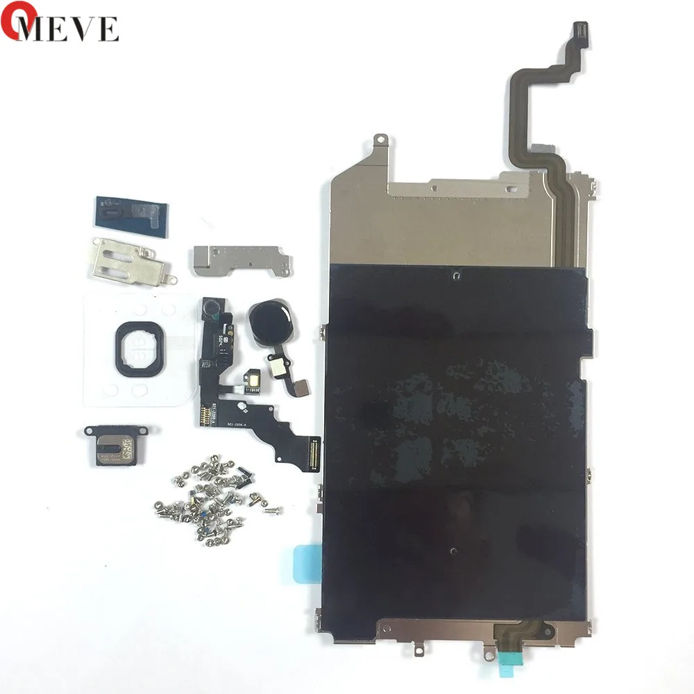 

LCD Display Screen Accessory Bundles For iPhone 6G 6 PLUS Metal Small Parts Protect Cover Ear Speaker Front Camera Home Flex