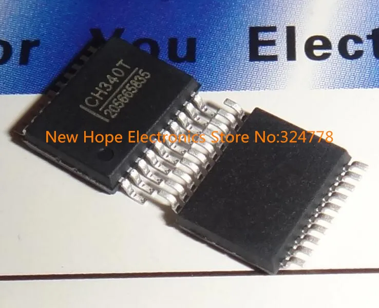 

new hope CH340T CH340 SSOP20 USB to serial chip 100%NEW ORIGINAI