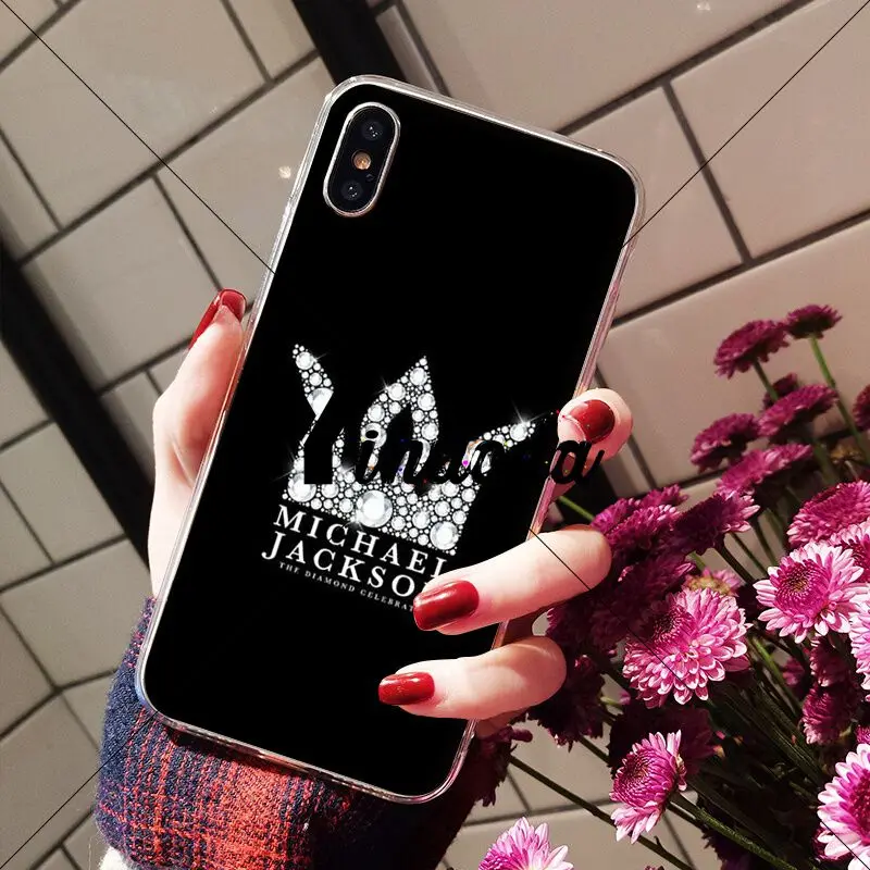 Yinuoda Майкл Джексон танец MusicSilicone милые аксессуары для телефона чехол Apple iPhone 8 7 6 6S