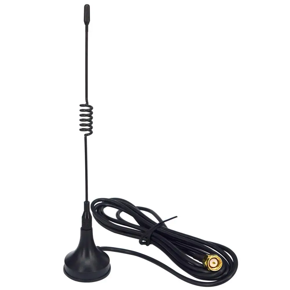 Антенна 5dbi 433Mhz GSM SMA Male 433 MHz antena мощная магнитная база для радиочастотного усилителя радиосигнала Беспроводной ретранслятор 1,5 м кабель