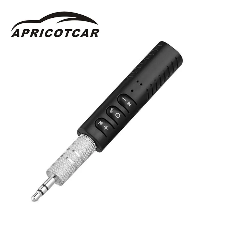 APRICOTCAR FM передатчик AUX автомобильный Bluetooth петличный аудио приемник Поддержка