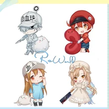 

Hataraku Saibou Anime Platelet Sekkekkyuu Hakkekkyuu Kesshouban Makurofuaji Acrylic Keychain Stand