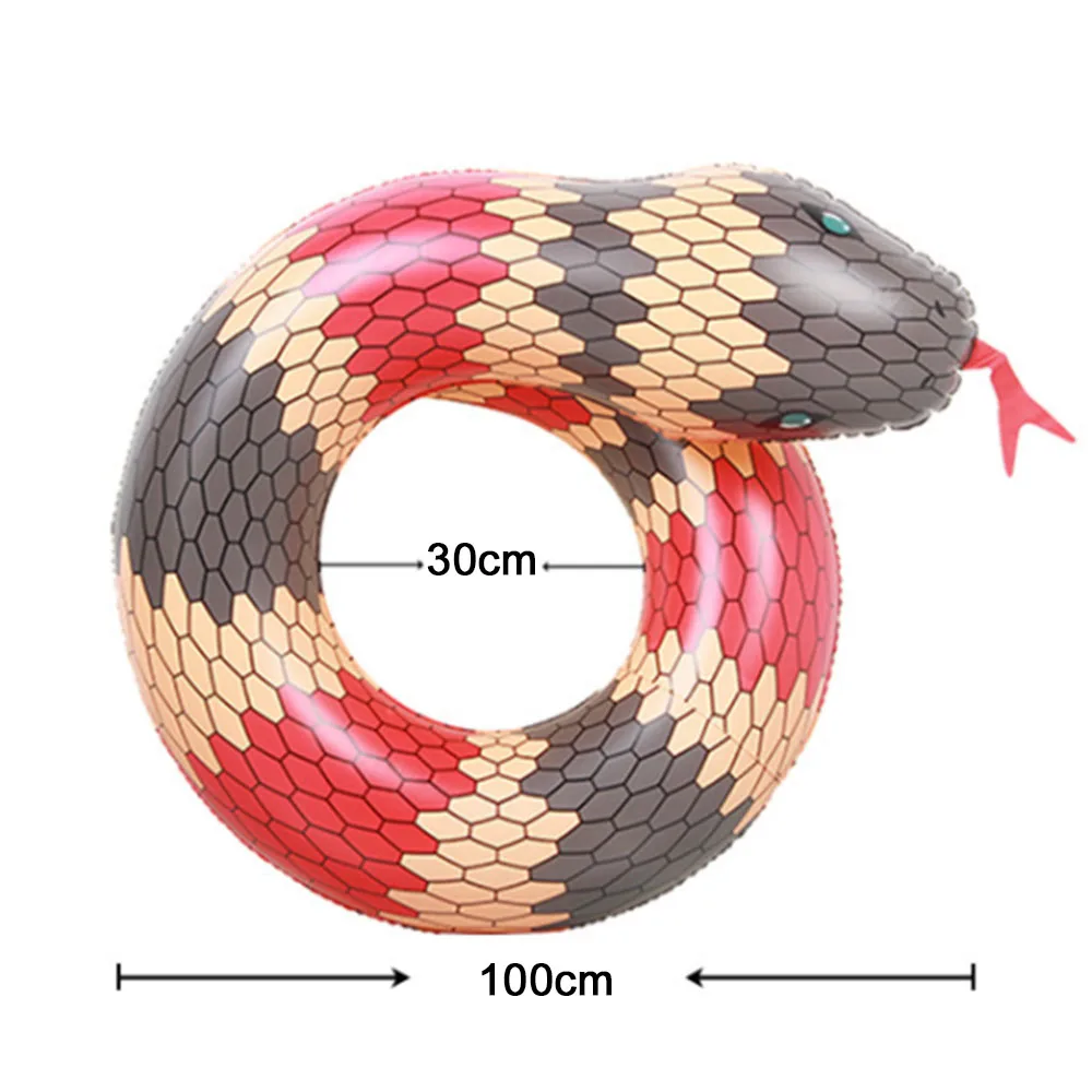 Летние 3D змея плавание кольцо надувной матрас для бассейна цвет резина Открытый петля внутренний плавательный круг для взрослых детей