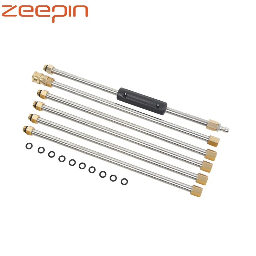 

4000psi High Pressure Car Washer Extension Wand Set 1/4 Inch Connect Car Washing Replacement Parts