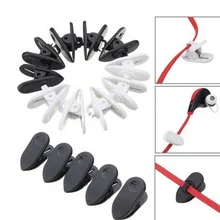 Fine Clips for Headphone Earphone Cable Wire Cord Nip Clamp Holder Mount Collar