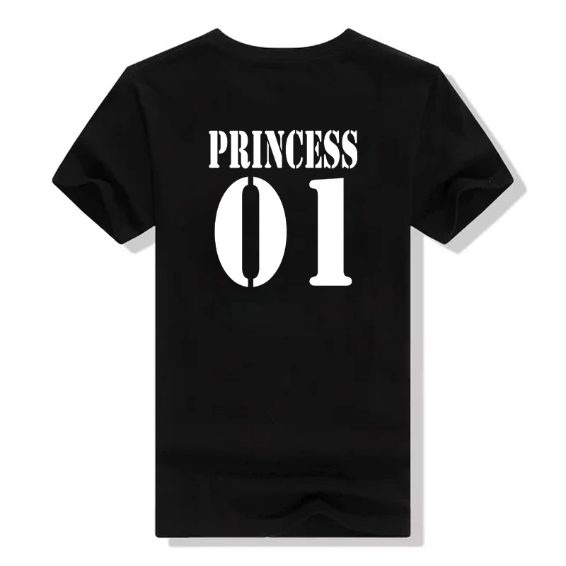 Couple Prince 01 T Shirt Princess 01 Lettr Print T-Shirt Women Valentine's Hipster Fashion T Shirt For Lover 2018 Couple Tops Couple Prince 01 T Shirt Princess 01 Lettr Print T-Shirt Women Valentine's Hipster Fashion T Shirt For Lover 2018 Couple Tops