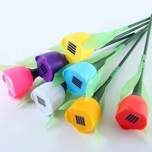 CLAITE Солнечный светодиодный садовый светильник s открытый красочный Тюльпан цветы лампа светильник для двора сад лужайка дорожка ландшафтное украшение