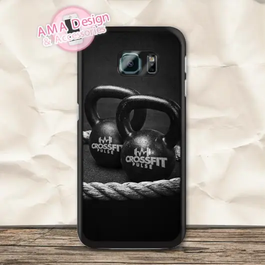 

Body Building Crossfit Kettlebells Case For Galaxy S9 S8 S7 S6 Edge Plus S5 mini S4 active Core Prime Win Note 5 4